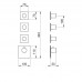 Встраиваемая часть Almar Modular E180083.HB Латунь 