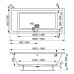 Ванна акриловая VAGNERPLAST CAVALLO прямоугольная 180х80 см, белая VPBA180CAV2X-04 