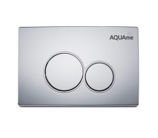 Панель смыва AQUAme AQM4101CR хром 