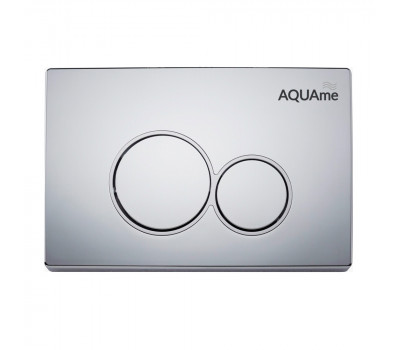 Панель смыва AQUAme AQM4101CR хром 