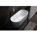 Акриловая ванна 170х75 см ART&MAX AM-525-1700-745 отдельно стоящая со сливом-переливом