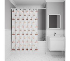 Штора для ванной IDDIS 200x180 см, Полиэстер BO01P18i11  