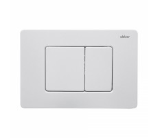 Кнопка смыва ABBER AC0120MW белая матовая 