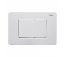 Кнопка смыва ABBER AC0120MW белая матовая Кнопка смыва ABBER AC0120MW белая матовая