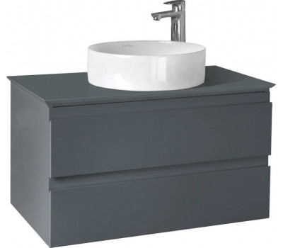 Тумба со столешницей Madeleine 80 подсветка Серый матовый лак Jacob Delafon EB2083-J54 