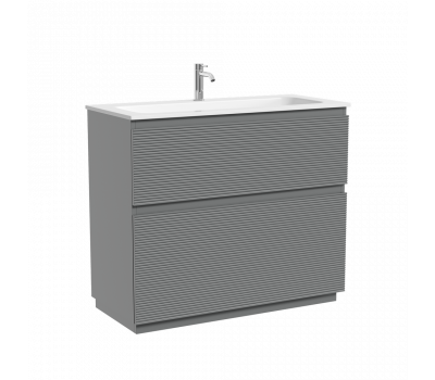 Тумба напольная SANCOS Folk Floor 995х445х850, c двумя ящиками оснащенными доводчиками, Ergraut soft, арт.FL100FES Тумба напольная SANCOS Folk Floor 995х445х850, c двумя ящиками оснащенными доводчиками, Ergraut soft, арт.FL100FES