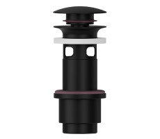 Донный клапан Newform Technical Accessories 232.01.093 Черный матовый 