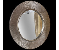 Зеркало SHINE серебро d82 Boheme 528-S (G)