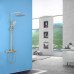 Душевая стойка ABBER Emotion AF8816G с изливом, золото матовое 