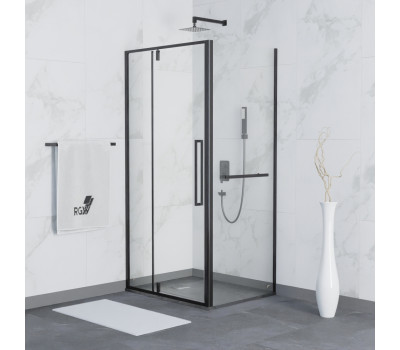 Душевой уголок 90x100 RGW Stilvoll 063244190-014 Черный матовый Душевой уголок 90x100 RGW Stilvoll 063244190-014 Черный матовый