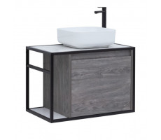 Тумба под раковину Aquanet Nova Lite Loft 75 R дуб рошелье 