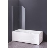 Шторка для ванны 65х120см Loranto SUNWAY CS-F01 цвет профиля хром