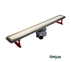 Душевой лоток Pestan Confluo Premium Line White Glass 300 Gold 13100119