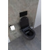 Унитаз подвесной Allen Brau Priority 4.31001.31 черный матовый Унитаз подвесной Allen Brau Priority 4.31001.31 черный матовый