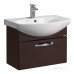 Тумба под раковину Aquaton Ария 65 темно-коричневая 1A134001AA430 