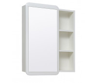Зеркальный шкаф Runo универсальный белый Капри 55 (УТ000003786) 