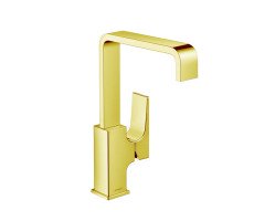 Смеситель для раковины Hansgrohe Metropol 32511990 полированное золото 