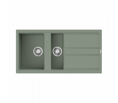Мойка OMOIKIRI Kitagawa, размер 1000*510*200, чаши-2, цвет-Wind Green 4993252 