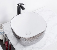 Умывальник CeramaLux D1301H021 серый 