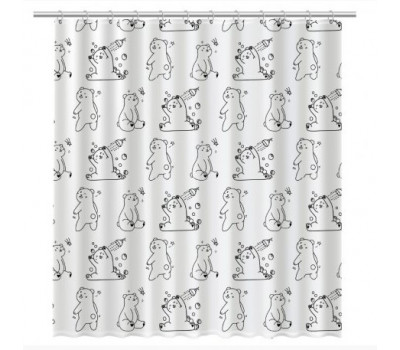 Шторка для ванной Fixsen Teddy Wash FX-1505 Шторка для ванной Fixsen Teddy Wash FX-1505