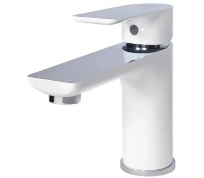 Смеситель для раковины Grocenberg GB2009WC, белый/хром 