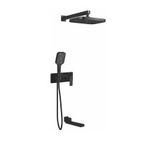 Душевая система встраиваемая Rose R1035H, черный Душевая система встраиваемая Rose R1035H, черный