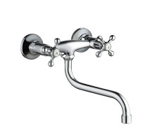 Смеситель для кухни настенный WesnaArt RASSVET, RAS02-190, хром