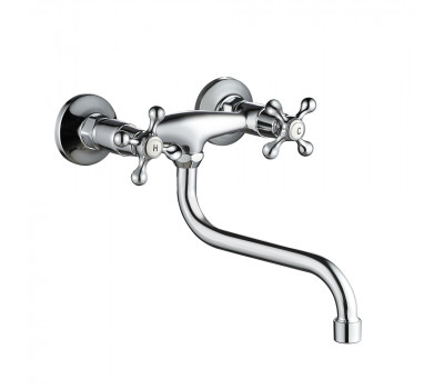 Смеситель для кухни настенный WesnaArt RASSVET, RAS02-190, хром
