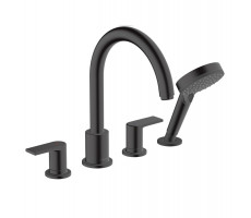 Смеситель для ванны Hansgrohe Vernis Blend 71456670 черный матовый 