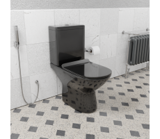 Унитаз напольный Ceramalux 9126-18 черный 