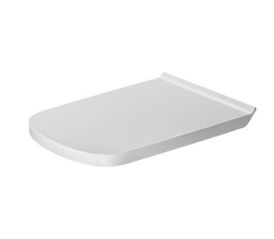 Сиденье для унитаза с крышкой DURAVIT DuraStyle 0020610000 цвет белый, петли нержавеющая сталь. без микролифта