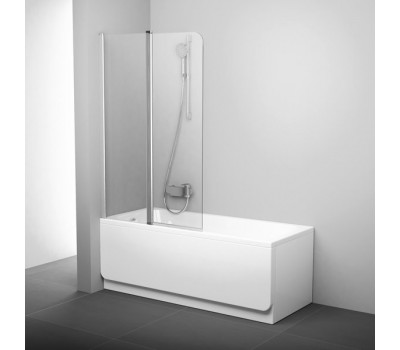 Шторка для ванны распашная Ravak CVS2 100х150 цвет профиля сатин 7QLA0U00Z1 