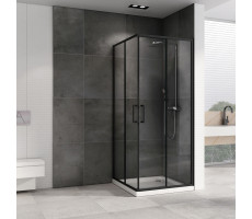 Душевой уголок ABBER Schwarzer Diamant AG02090B5 черный матовый 