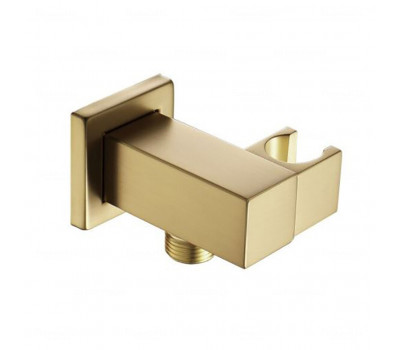 Подключение для шланга с держателем Feramolli GL205, золото Подключение для шланга с держателем Feramolli GL205, золото