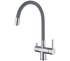 Смеситель для кухни с гибким изливом и подключением фильтра GAPPO G4398-30, хром Смеситель для кухни с гибким изливом и подключением фильтра GAPPO G4398-30, хром