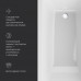 Ванна акриловая 150x70 см AM.PM Gem W93A-150-070W-A Белый 
