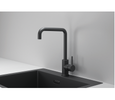 Смеситель для кухни GRANULA KS-7110, ЧЕРНЫЙ МАТОВЫЙ 