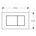 Клавиши смыва Geberit Sigma 115.629.QD.1 Черный 