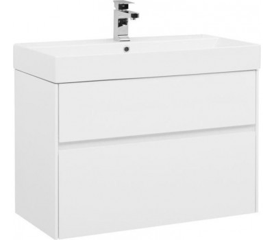 Тумба с раковиной Aquanet Бруклин 85 белый 00212598 Тумба с раковиной Aquanet Бруклин 85 белый 00212598