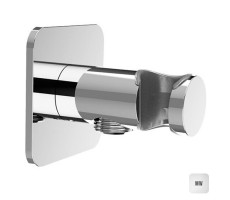 Вывод из стены с держателем для душевой лейки Almar E095041.MW Белый матовый Вывод из стены с держателем для душевой лейки Almar E095041.MW Белый матовый