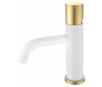 Смеситель STICK для умыв. низ. WHITE TOUCH GOLD Boheme 121-WG.2 