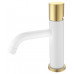 Смеситель STICK для умыв. низ. WHITE TOUCH GOLD Boheme 121-WG.2 