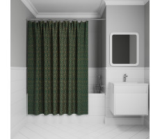 Штора для ванной IDDIS Base 200x240 см, Полиэстер, зеленый BG06P24i11 