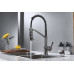 Смеситель для кухни с гибким изливом Shevanik S963T, оружейная сталь
