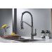 Смеситель для кухни с гибким изливом Shevanik S963T, оружейная сталь