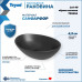 Раковина Teymi Lori 40 накладная, Черная Матовая T50494 