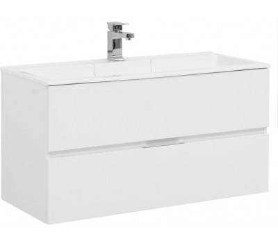 Тумба с раковиной Aquanet Алвита 100 белый 