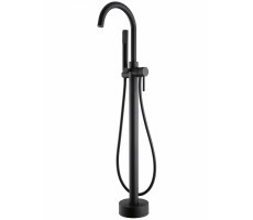 Смеситель ABBER Wasser Kreis AF8116B напольный, черный матовый 