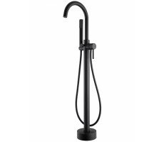 Смеситель ABBER Wasser Kreis AF8116B напольный, черный матовый 