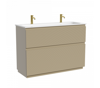 Тумба напольная SANCOS Folk Floor 1190х445х850, c двумя ящиками оснащенными доводчиками, Капучино, арт.FL120FCP 